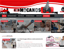 Tablet Screenshot of losmocanos54.com